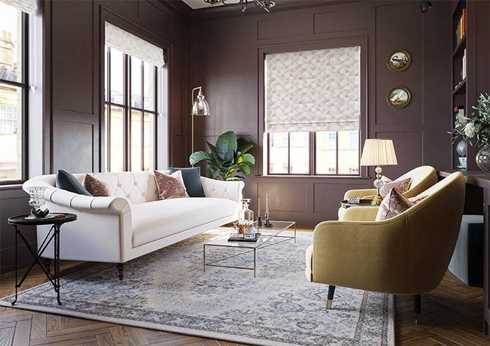 Mosaic Tile, Very Berry - Twist&Fit Roman Blind - Image 6